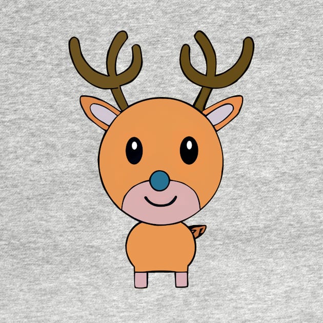 Cute brown deer by egul